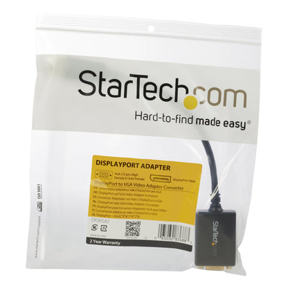StarTech.com DisplayPort to VGA Adapter - Active DP to VGA Converter - 1080p Video Cable (DP2VGA2)