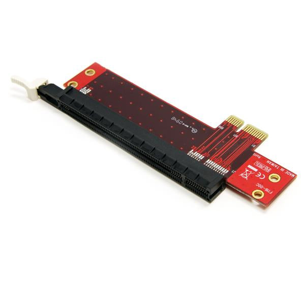 StarTech.com PCI Express X1 to X16 Low Profile Slot Extension Adapter - TAA Hub