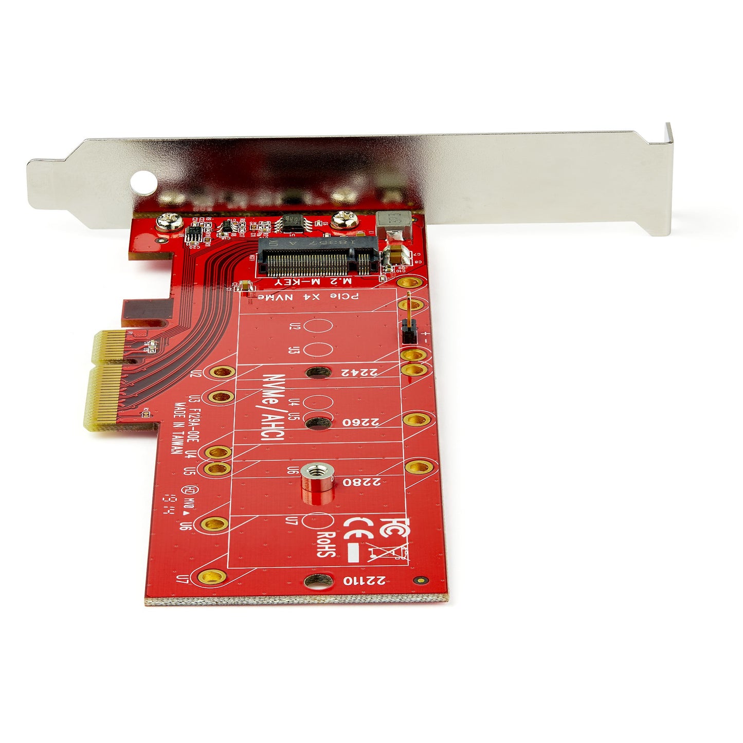 StarTech.com x4 PCI Express 3.0 to M.2 PCIe NVMe SSD Adapter - TAA Hub