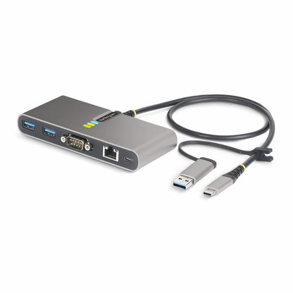 StarTech.com 2-Port Hub Ethernet USB-C Docking Station 100W