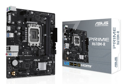 ASUS PRIME H610M-R-SI Intel H610 LGA 1700 micro ATX Motherboard