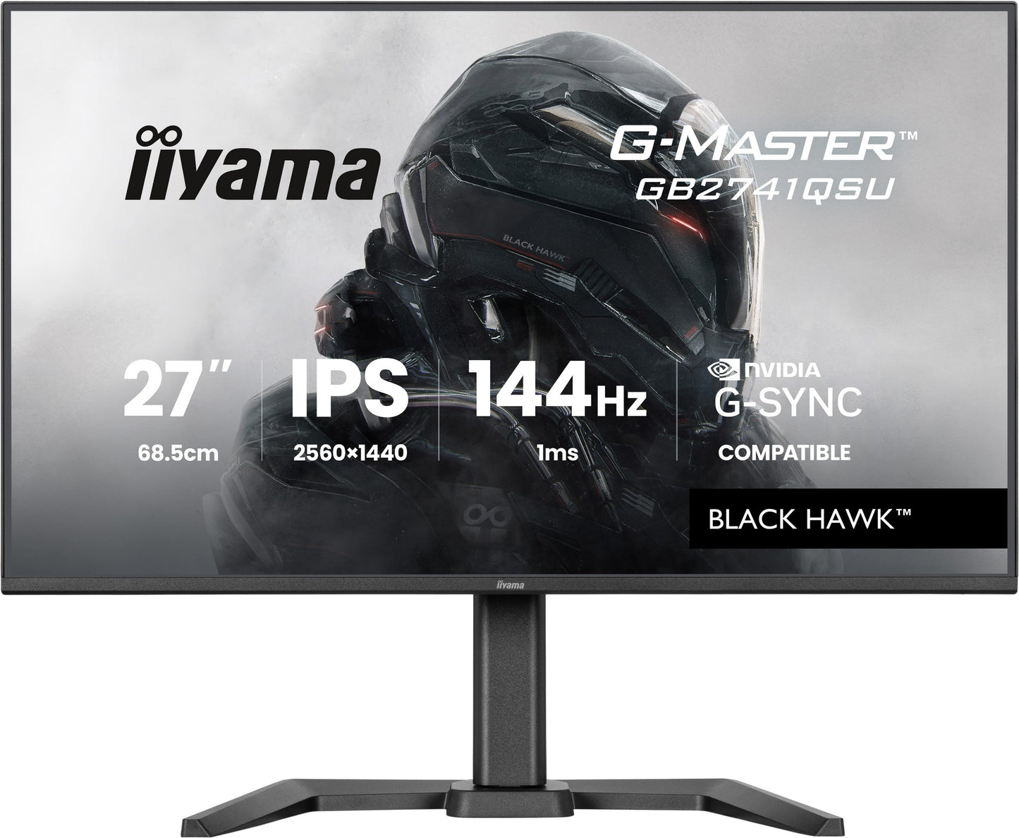 iiyama G-MASTER GB2741QSU-B1 27" QHD IPS 144Hz Monitor