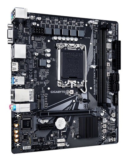 Gigabyte H610M S2H V2 Motherboard - Supports Intel Core 14th CPUs, 4+1+1 Hybrid