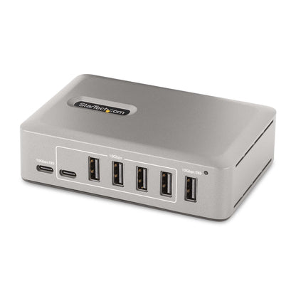 StarTech.com 10-Port USB-C Hub - 8x USB-A/2x USB-C - Self-Powered w/65W Power Supply