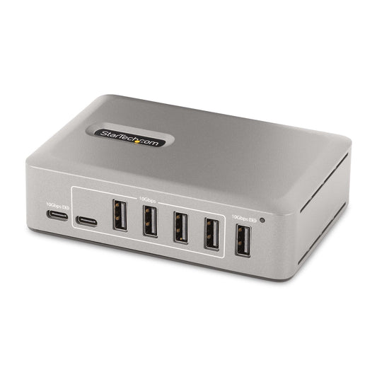 StarTech.com 10-Port USB-C Hub - 8x USB-A/2x USB-C - Self-Powered w/65W Power Supply