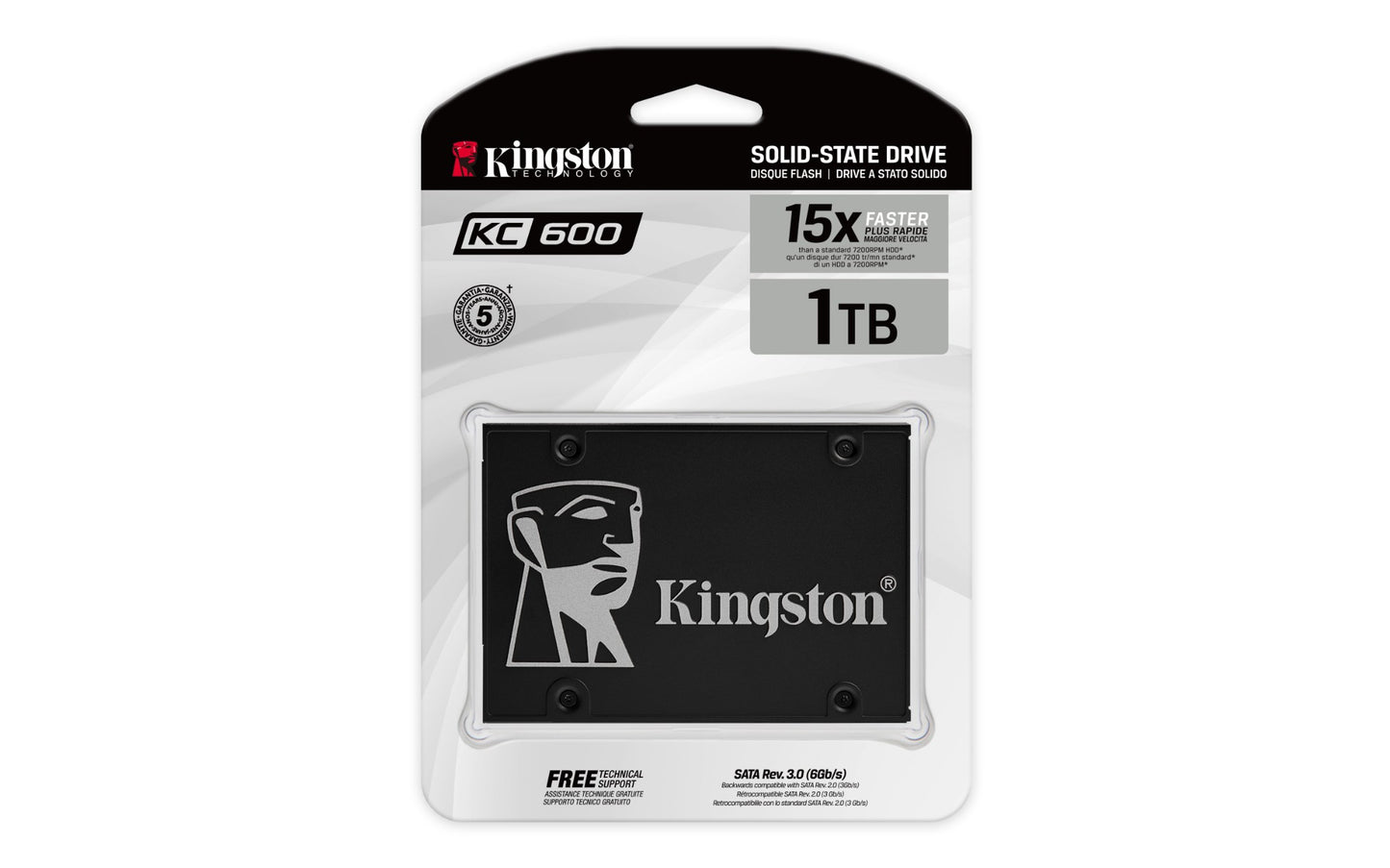 Kingston Technology SKC600/1024G 1TB 2.5" SATA SSD