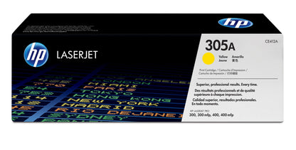 HP CE412A/305A Yellow Toner Cartridge (2.6K pages, HP LaserJet M 375)