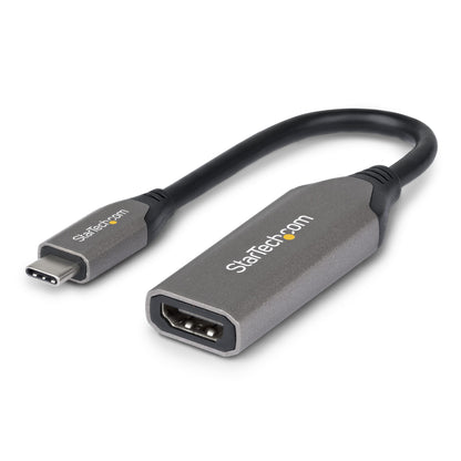 StarTech.com USB-C to HDMI Adapter, 8K 60Hz / 4K 120Hz, Thunderbolt / USB4 Cable