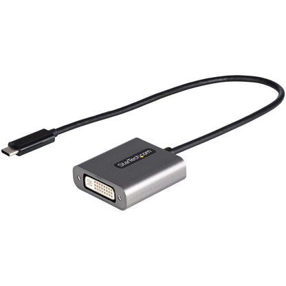 StarTech.com USB C to DVI Adapter - 1920x1200p USB-C to DVI-D Adapter Dongle - USB Hub