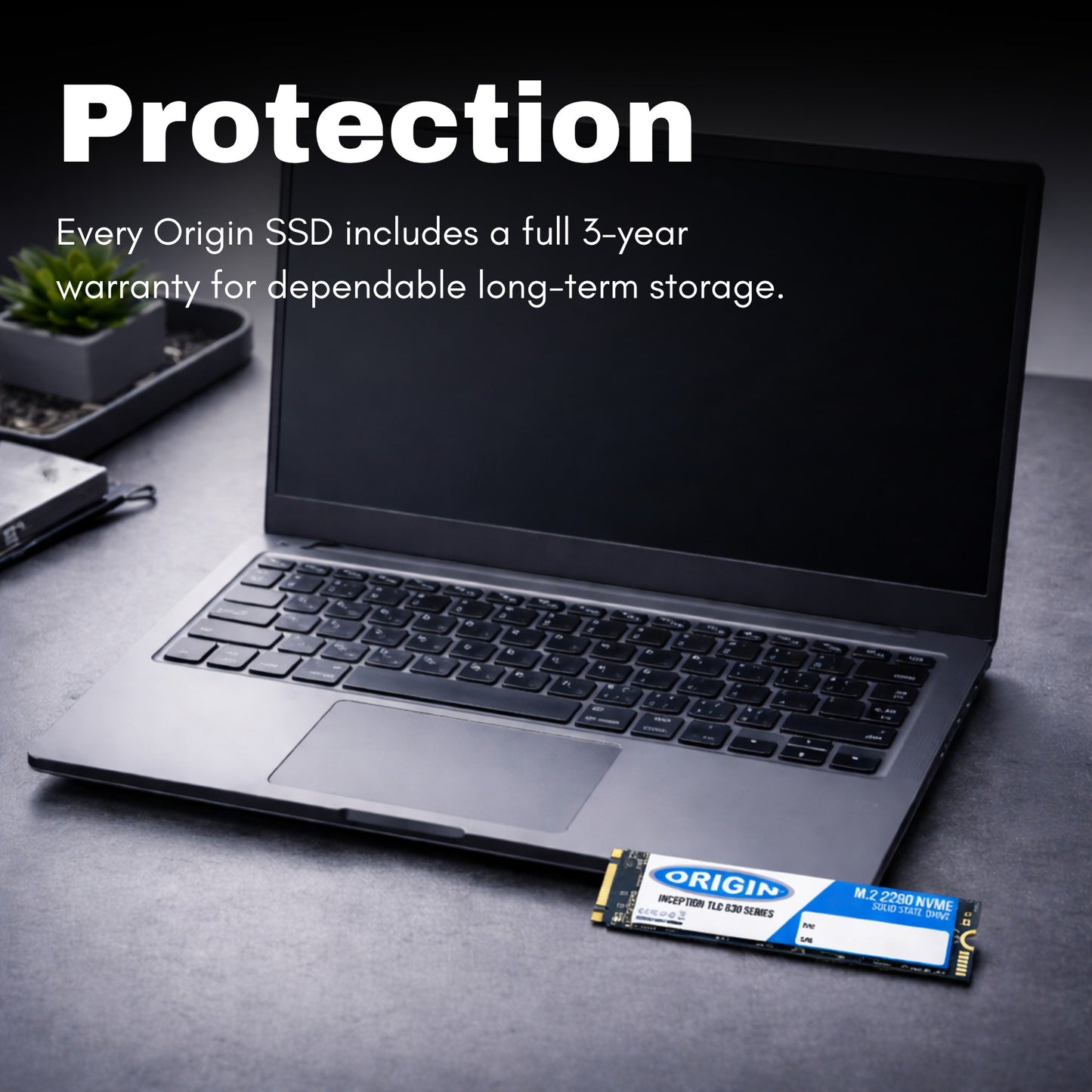 Origin Storage OTLC2563DNVMEM.2/80 256GB M.2 NVMe PCIe Gen3 SSD