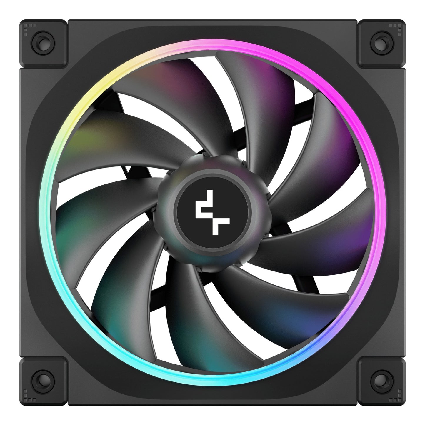 DeepCool FL12-3 in 1 Computer case Fan 12 cm Black 3 pc(s) Cooling