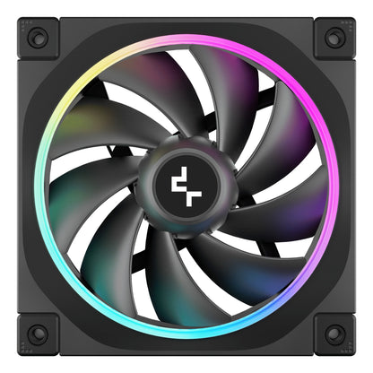 DeepCool FL12-3 in 1 Computer case Fan 12 cm Black 3 pc(s) Cooling