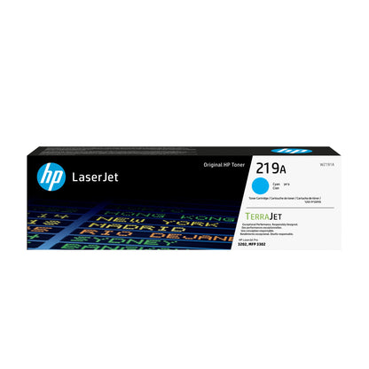 HP W2191A/219A Cyan Toner Cartridge (1.2K pages)