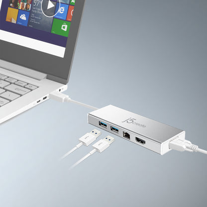 j5create JUD380 USB™ Mini Docking Station