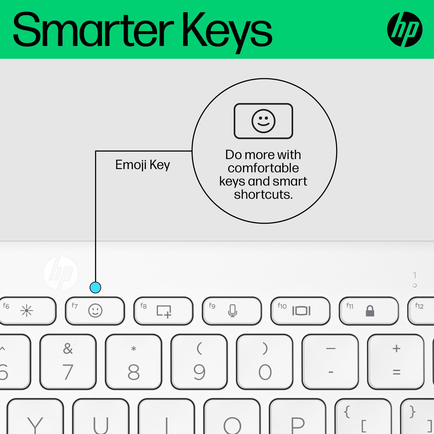 HP 350 Multi-Device Wireless Keyboard