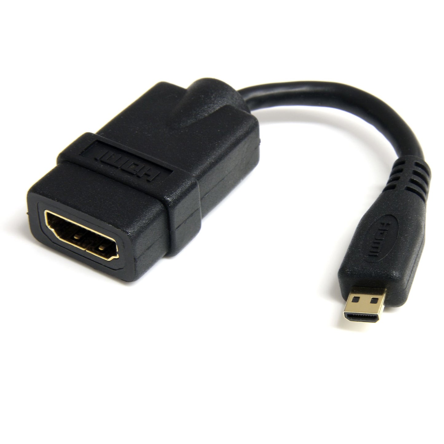 StarTech.com Micro HDMI to HDMI Adapter - 4K 30Hz Video - Durable High Speed Micro Cable