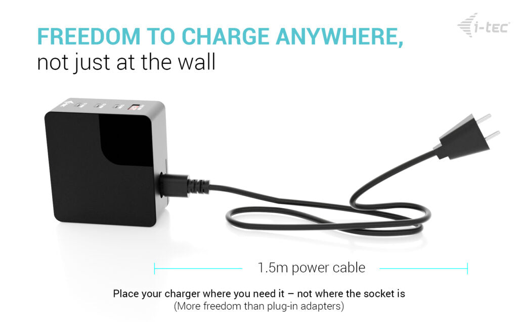 i-tec 140W Intelligent Multiport USB Charger