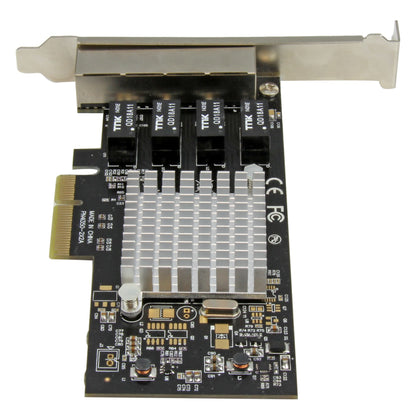 StarTech.com 4-Port Gigabit Ethernet Network Card - PCI Express, Intel I350 NIC Network Adapter