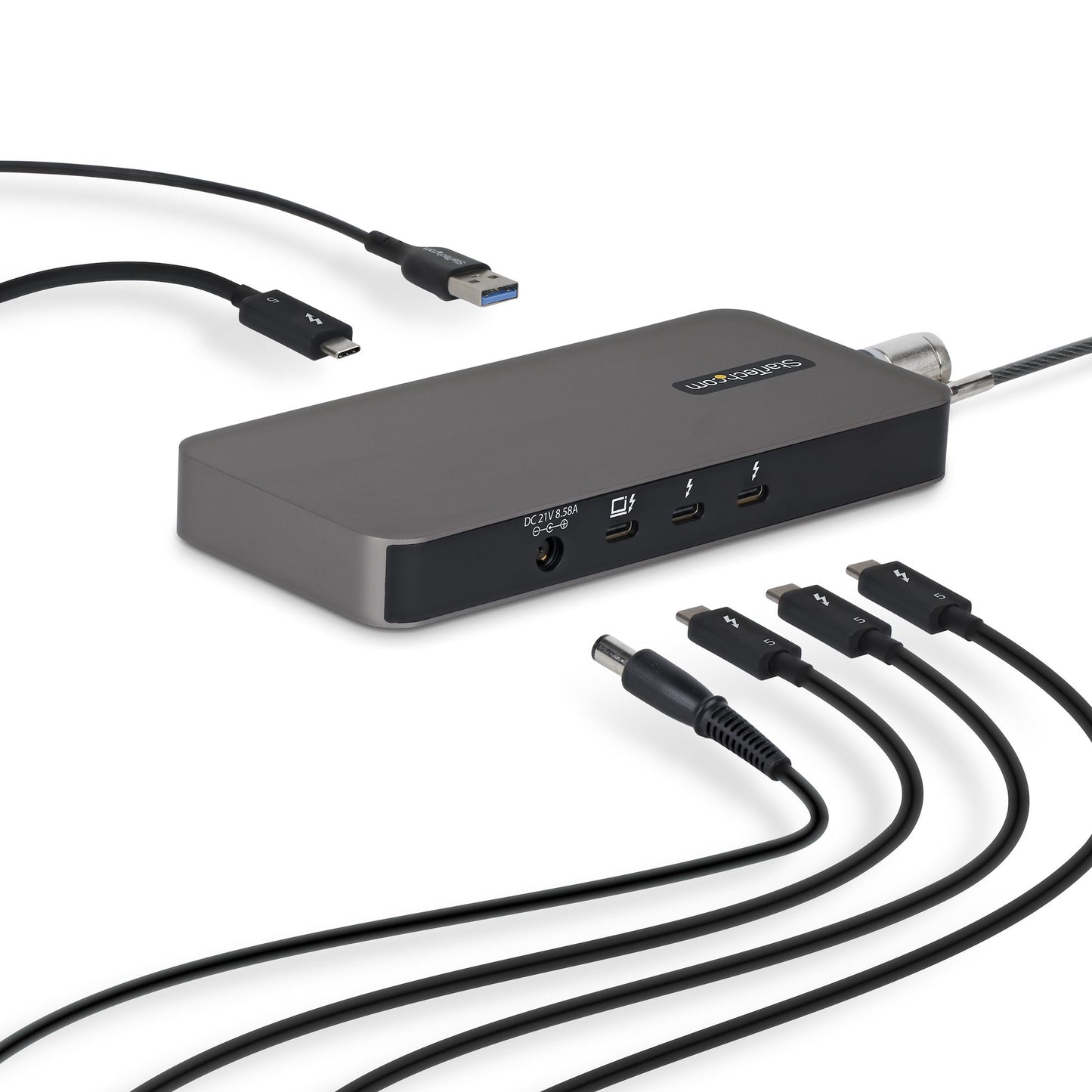 StarTech.com 4-Port Thunderbolt 5 Hub with Thunderbolt Share KVM, 80/120Gbps, 8K