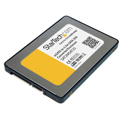 StarTech.com 2.5in SATA to Mini SATA SSD Adapter Enclosure Hub