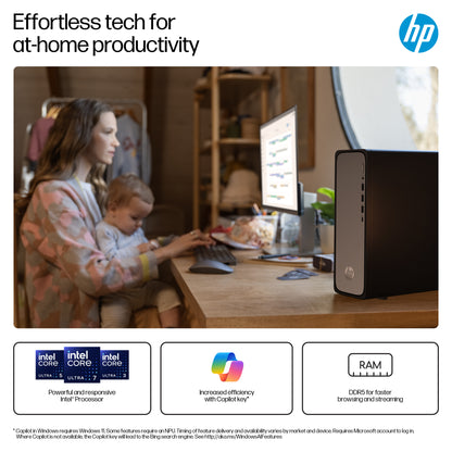 HP OmniDesk Slim S03-0009na Core i5-14400 8GB 512GB SSD Tower PC