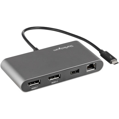 StarTech.com Dual-Monitor Mini Thunderbolt 3 Docking Station