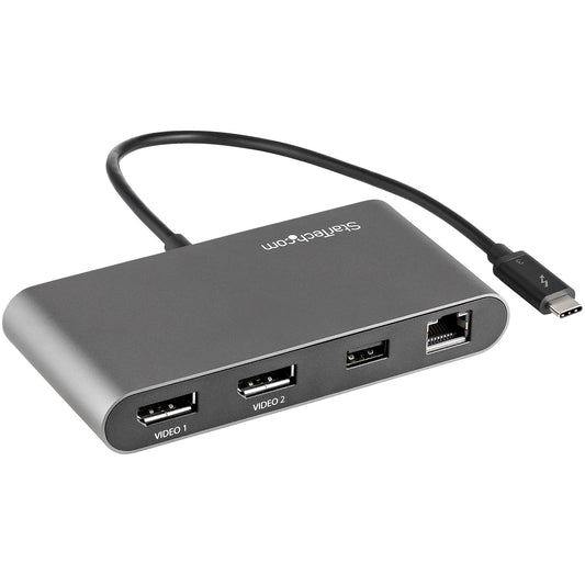 StarTech.com Dual-Monitor Mini Thunderbolt 3 Docking Station