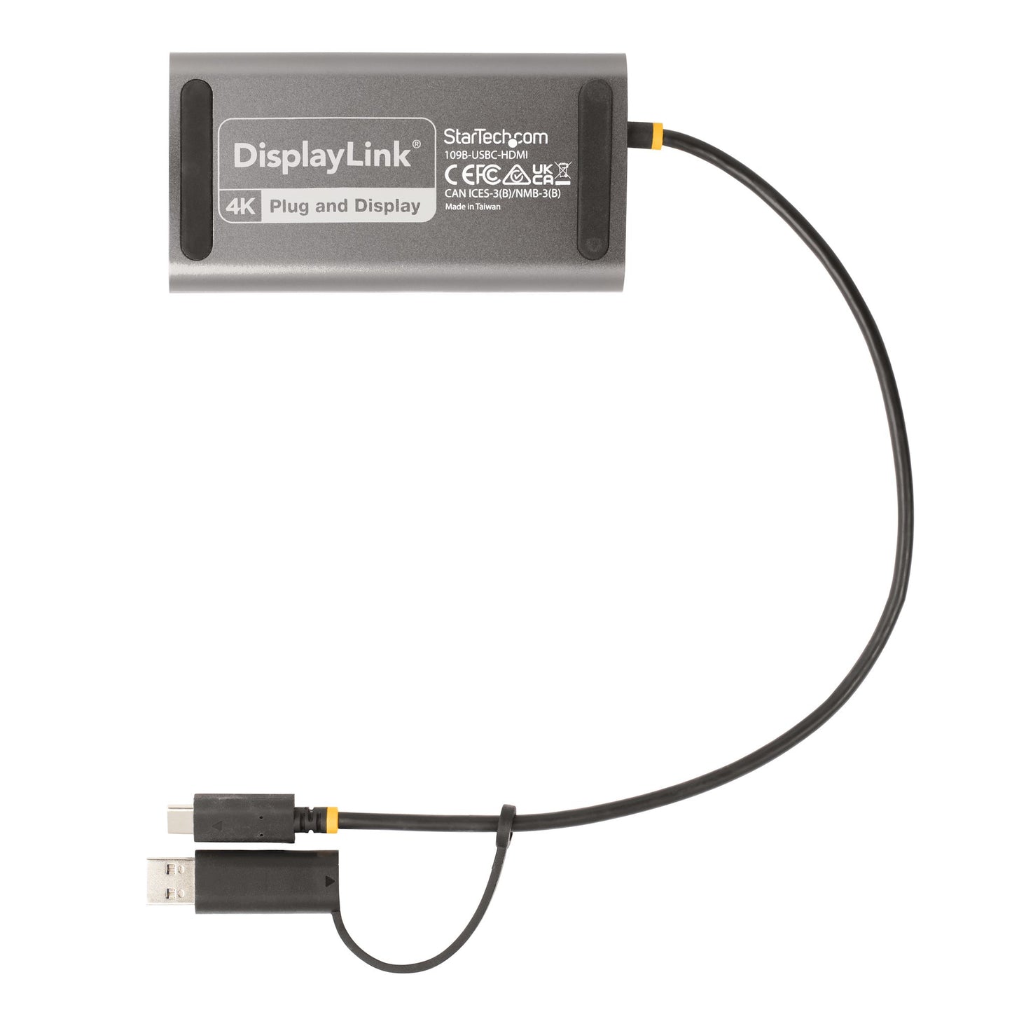 StarTech.com USB-C to Dual-HDMI Adapter - USB-C or A to 2x HDMI - 4K 60Hz - 100W Hub