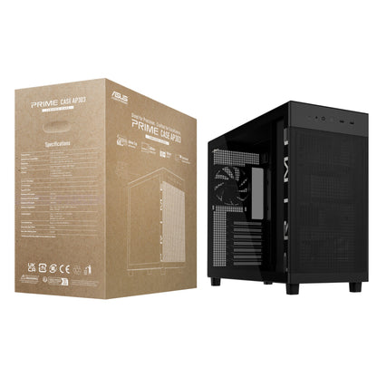 ASUS PRIME AP303 TG Black Midi Tower PC Case