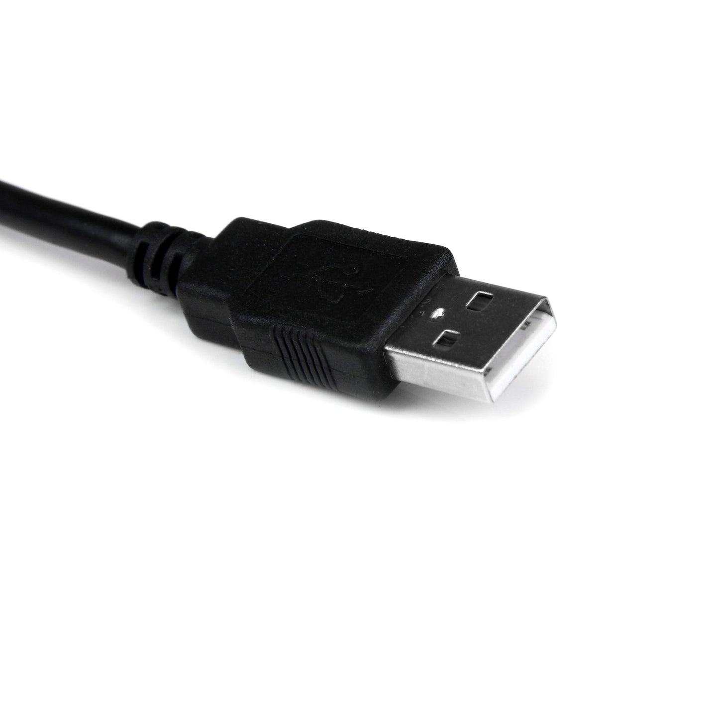StarTech.com 1 ft USB to RS232 Serial DB9 Adapter Cable with COM Retention - TAA Hub