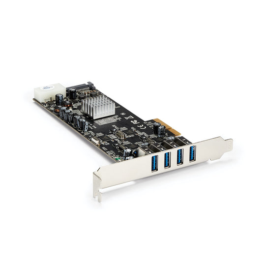 StarTech.com 4 Port USB 3.0 PCIe Card w/ 4 Dedicated 5Gbps Channels (USB 3.2 Gen 1) Hub