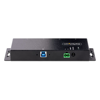 StarTech.com 4-Port Industrial USB 3.0 5Gbps Hub, Rugged USB Hub with ESD