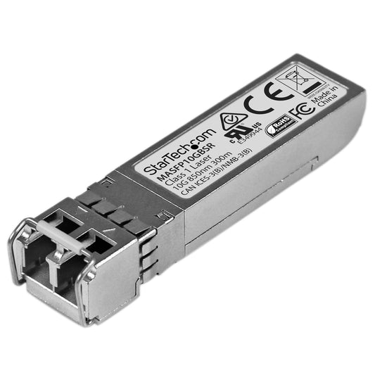 StarTech.com Cisco Meraki MA-SFP-10GB-SR Compatible SFP+ Module - 10GBASE-SR - 10GbE Multimode Fiber MMF Optic Transceiver - 10GE Gigabit Ethernet SFP+ - LC 300m - 850nm - DDM Cisco Meraki MS225, MX400, MS250 Networking