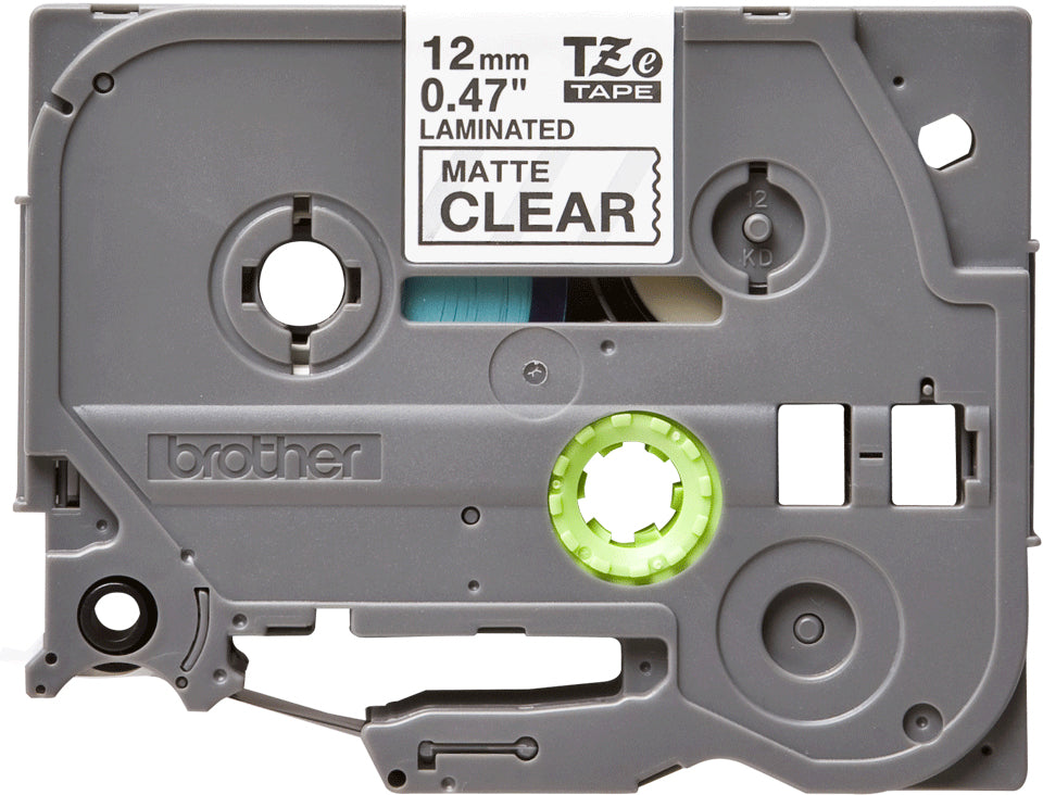 Brother TZE-M31 DirectLabel black on matt Transparent Laminat 12mm x 8m for Brother Labels