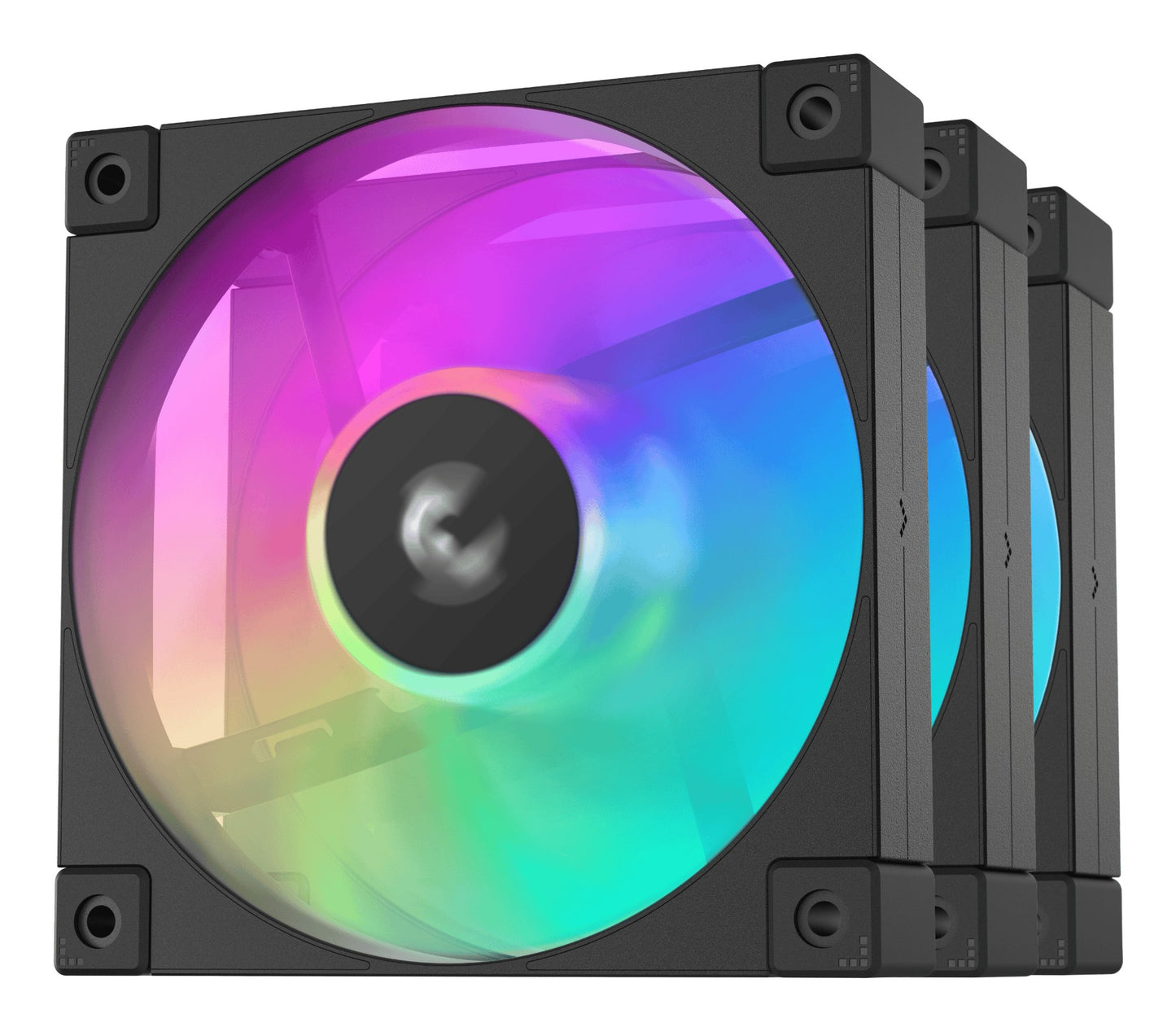 DeepCool FD12 ARGB-3 in 1 Computer case Fan 12 cm Black, White 3 pc(s) Cooling