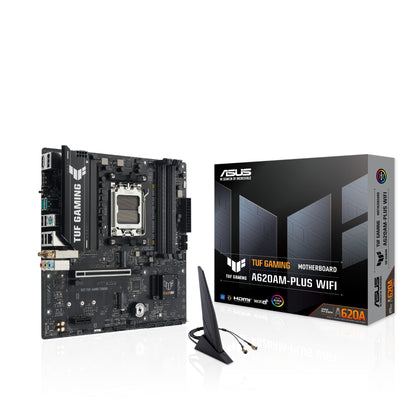 ASUS TUF GAMING A620AM-PLUS WIFI AMD A620A Socket AM5 micro ATX Motherboard