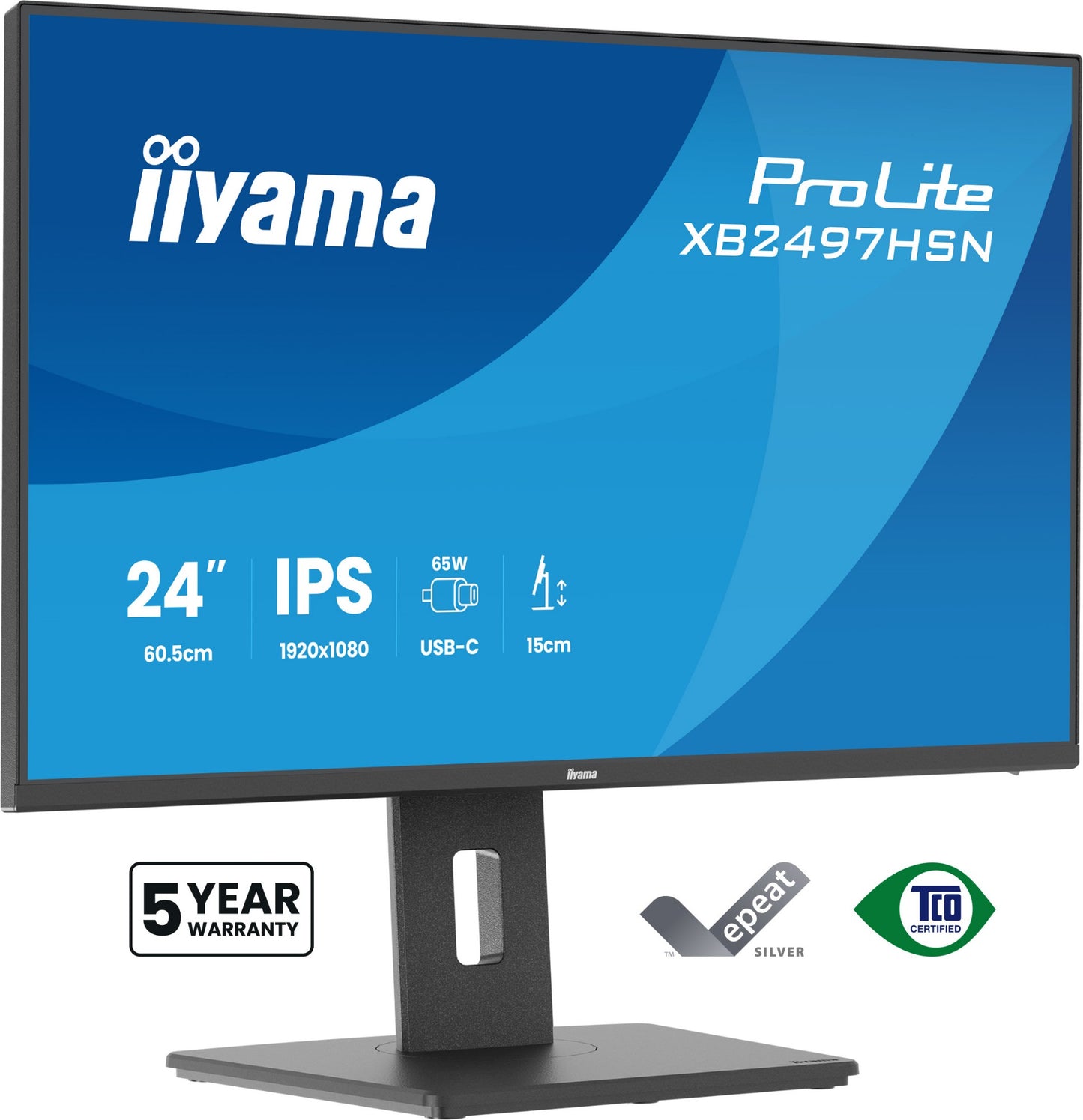 iiyama ProLite XB2497HSN-B1 23.8" Full HD IPS 100Hz Monitor