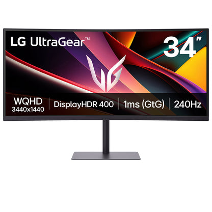 LG 34G630A-B 34" UWQHD VA 240Hz Curved Monitor