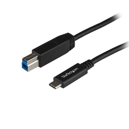 StarTech.com 3ft (1m) USB-B to USB-C Cable, USB 10Gbps, Data Cord, USB 3.2 Gen 2