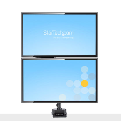 StarTech.com Desk Mount Dual Monitor Arm, Full Motion Monitor Mount for 2x VESA