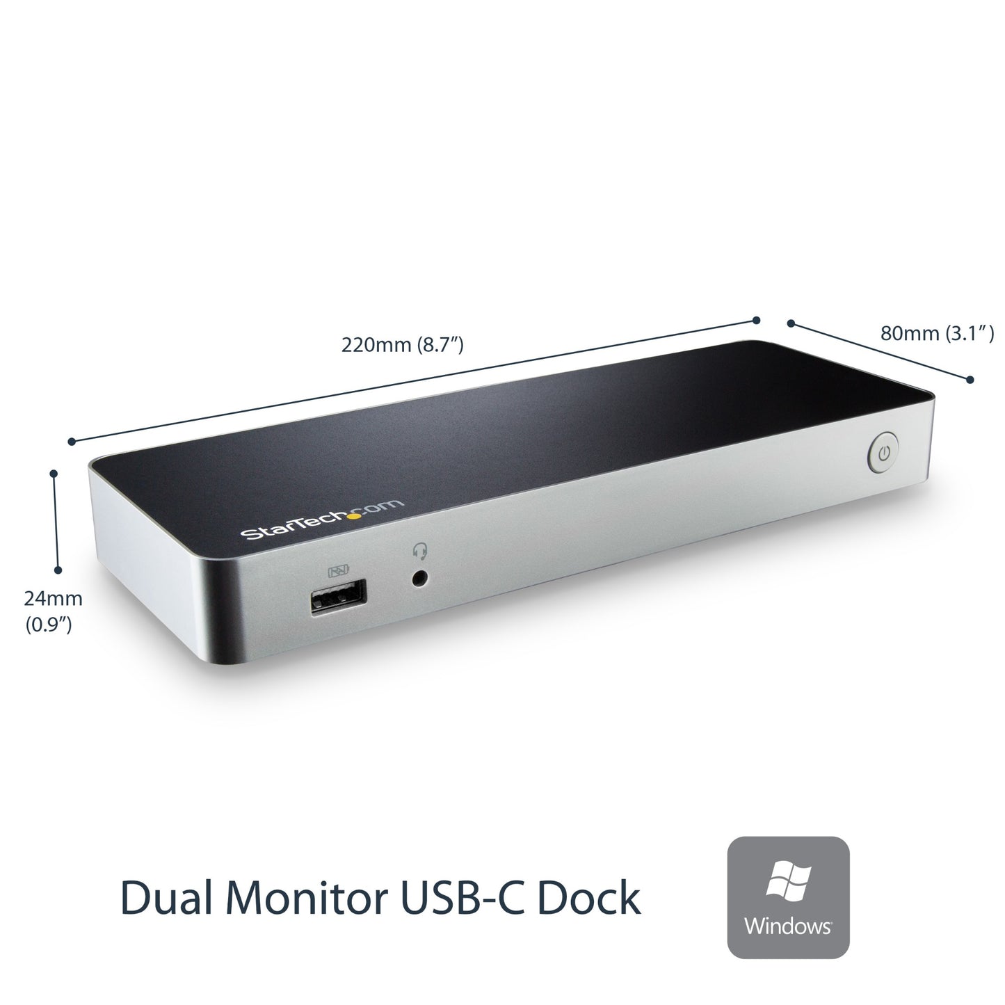StarTech.com Monitor Power Delivery Thunderbolt 3 Docking Station 60W