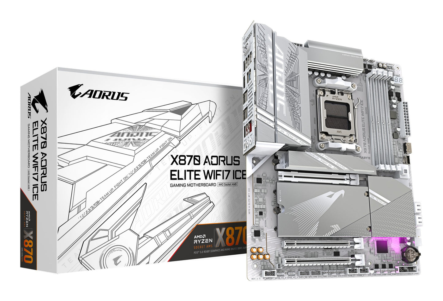 Gigabyte X870 AORUS ELITE WIFI7 ICE Motherboard