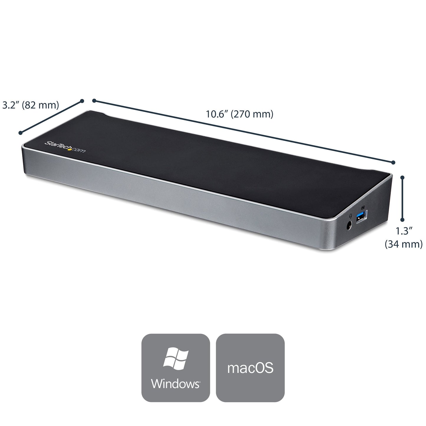 StarTech.com DK30CH2DPPDU USB-C Docking Station 60W