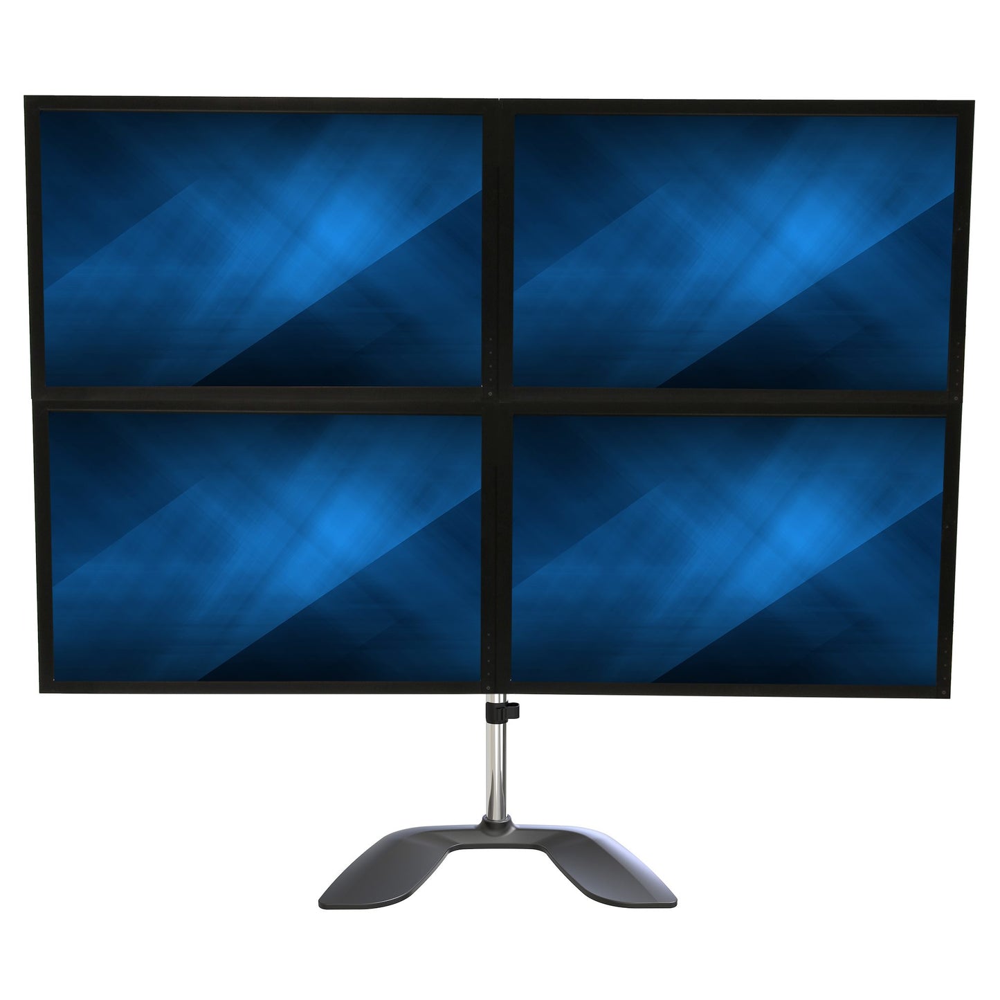 StarTech.com Desktop Quad Monitor Stand - Ergonomic VESA 4 Monitor Arm (2x2) up to Mount