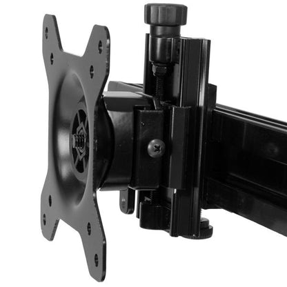 StarTech.com Dual-Monitor Stand - Horizontal - Black - For up to 24" (17.6lb/8kg) Mount