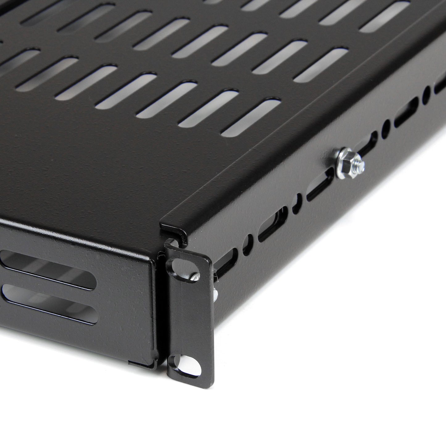 StarTech.com 1U Adjustable Vented Server Rack Mount Shelf - 175lbs - 19.5 to 38in