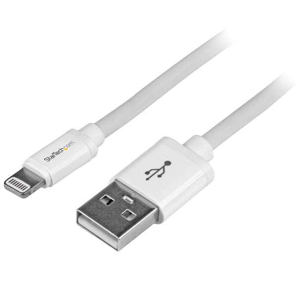 StarTech.com 2 m (6 ft.) USB to Lightning Cable - Long iPhone / iPad / iPod Charger (White)