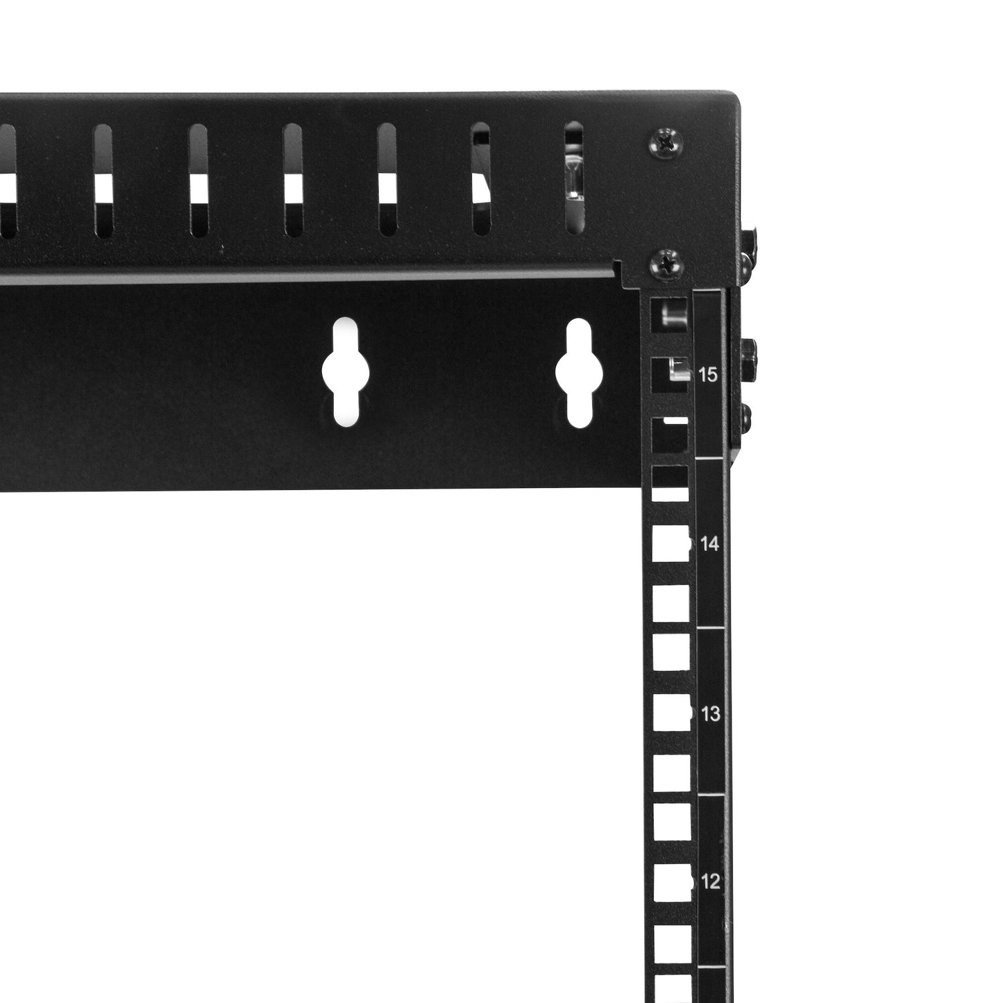 StarTech.com 2-Post 15U Heavy-Duty Wall Mount Network Rack, 19" Open Frame Server