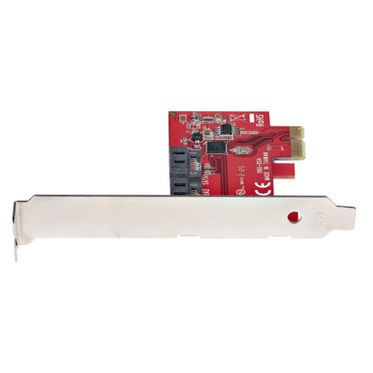 StarTech.com SATA PCIe Card - 2 Port PCIe SATA Expansion Card - 6Gbps - Full/Low Hub (2P6G)