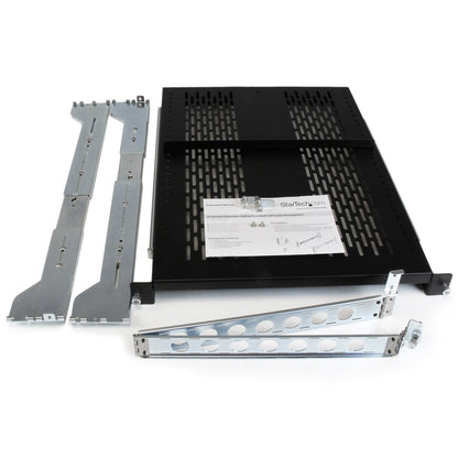 StarTech.com 2U Vented Sliding Server Rack Shelf w/ Cable Management Arm - 27.7 to